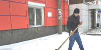 В Шахтах боролись с наледями на дорогах улиц Парковая, Шоссейная и Красинская - Шахтинские известия